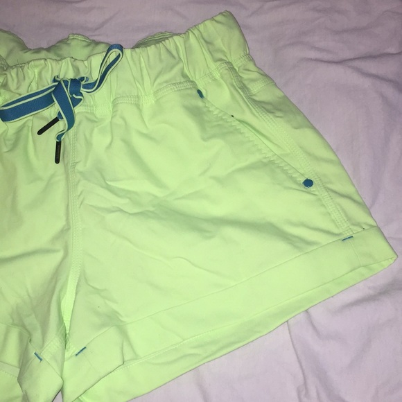 lululemon athletica Pants - Neon yellow lululemon shorts